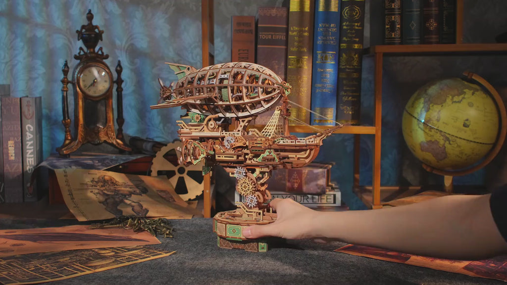 3D Wooden Puzzle Kit – Walking Castle, 830 Pieces | Gift for Puzzle Lovers