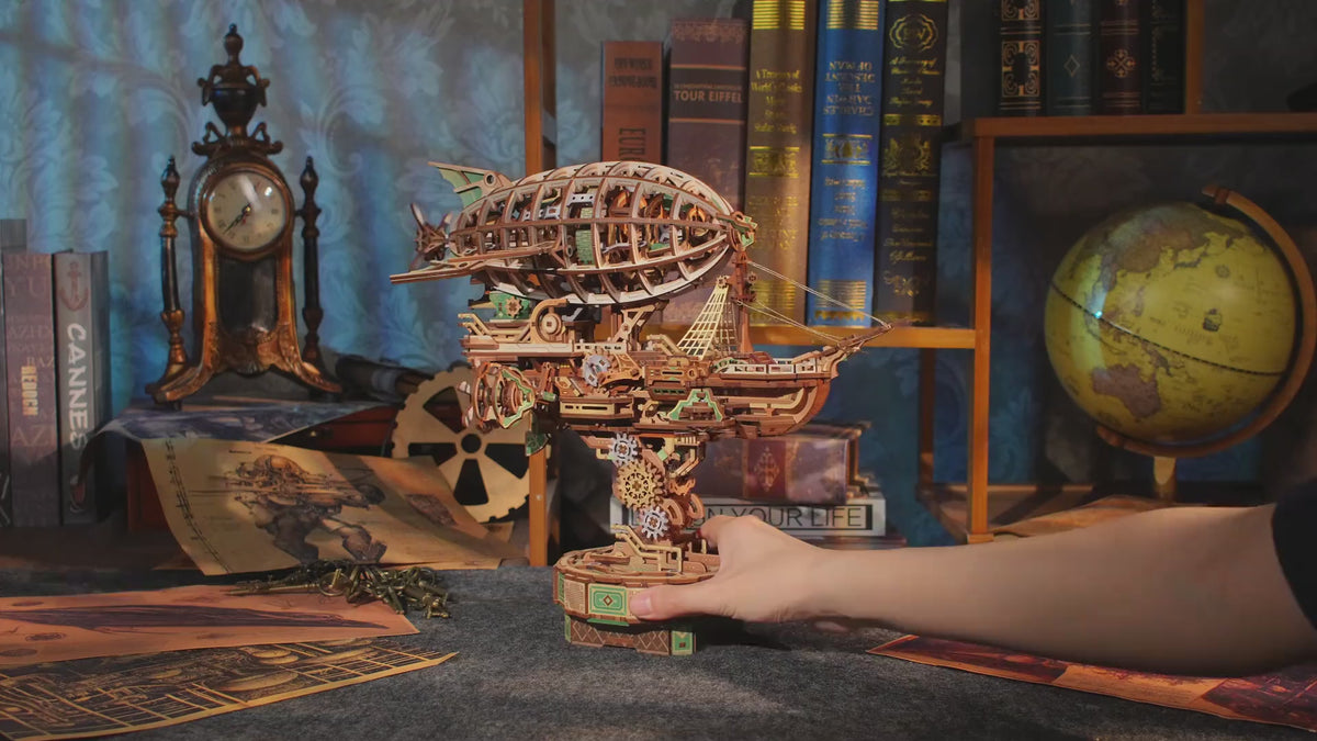 3D Wooden Puzzle Kit – Walking Castle, 830 Pieces | Gift for Puzzle Lovers